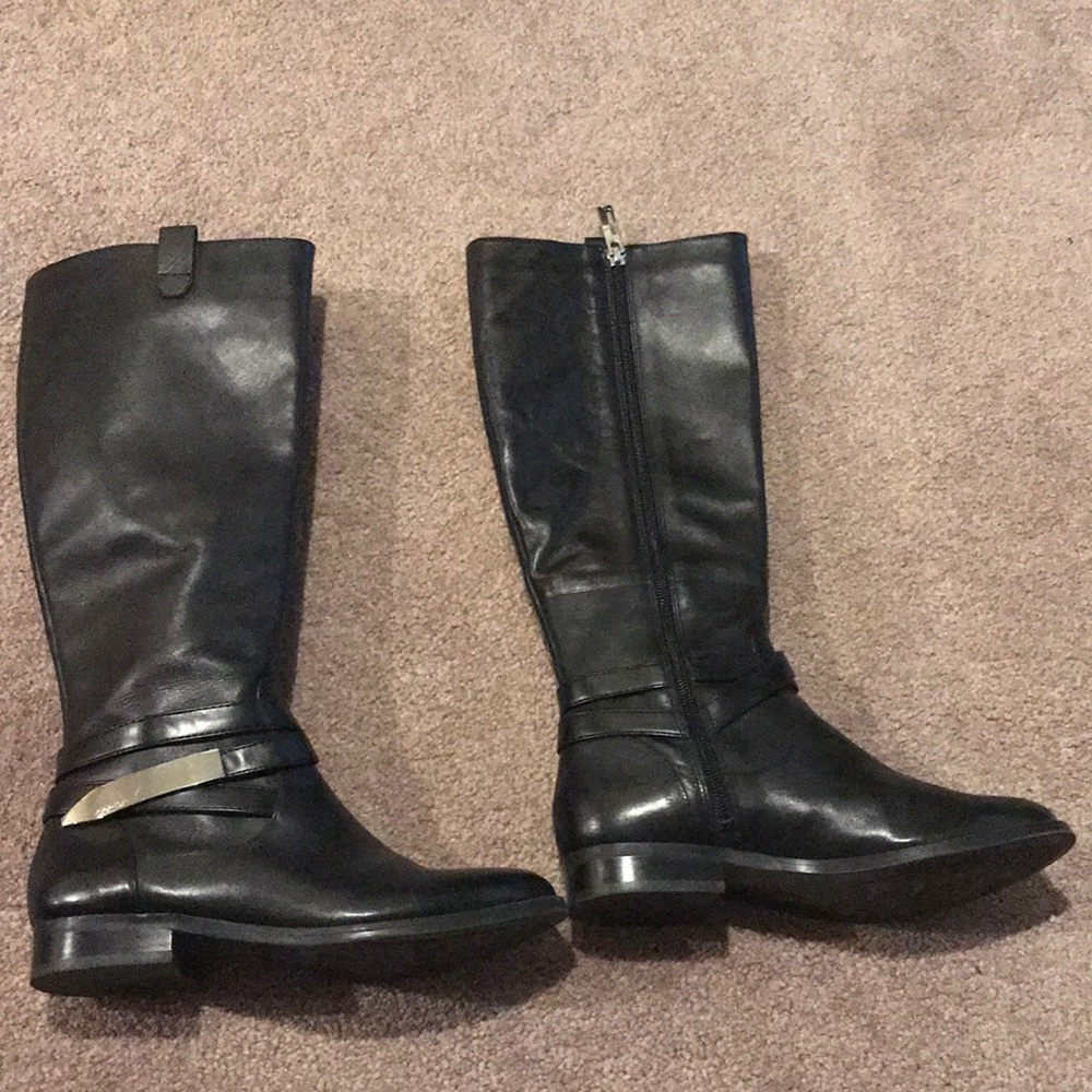 Calvin Klein leather boots
